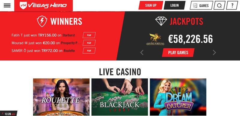 Introduction to vegashero casino uk